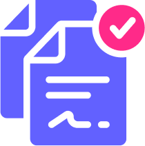 Icon montrant un contrat signé